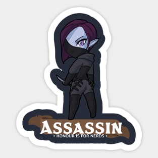 Assassin: Honour is for Nerds Sticker